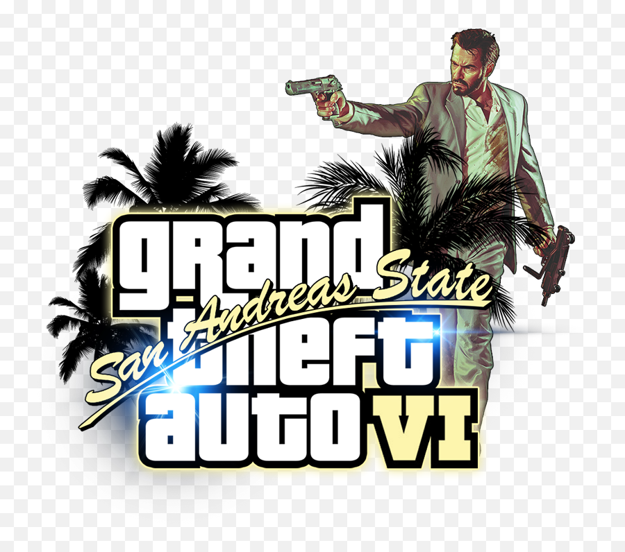 Grand Theft Auto Vi Png Free Image All - Grand Theft Auto San Andreas 2 Logo,Grand Theft Auto Png