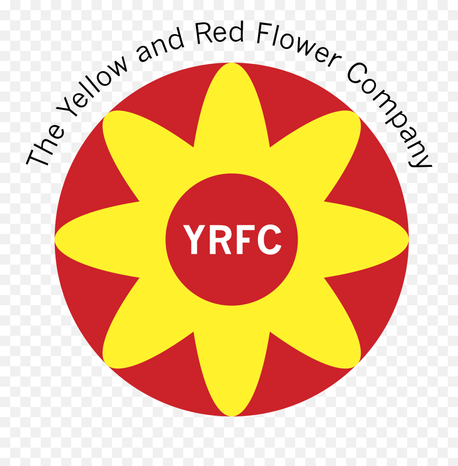 Red Flower Company Logo Png Transparent - Three Rivers Resort,Yellow Flower Logo