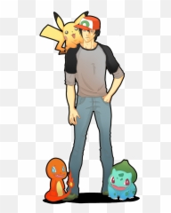 Pokemon 4ever - Pikachu X Ash Fanart png