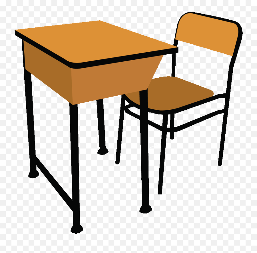 Download Free Clip Art - Objects In A Class Png,School Desk Png