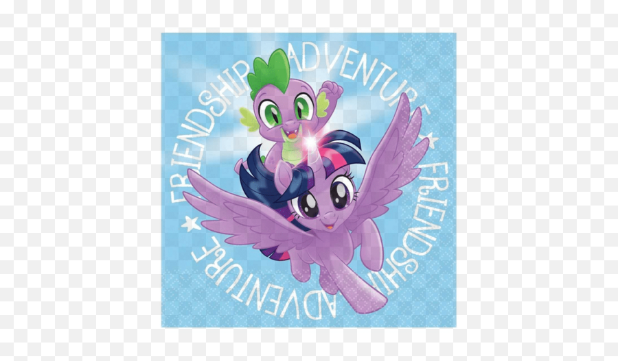 My Little Pony Dessert Napkins 5 16ct - Napkin Png,My Little Pony Logo