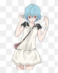 Daily Rei - Rei Ayanami With Glasses Png,Rei Ayanami Png