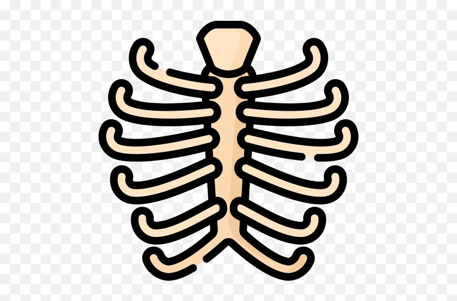 Rib Cage - Free Healthcare And Medical Icons Ribs Black Transparent Png,Rib Cage Png