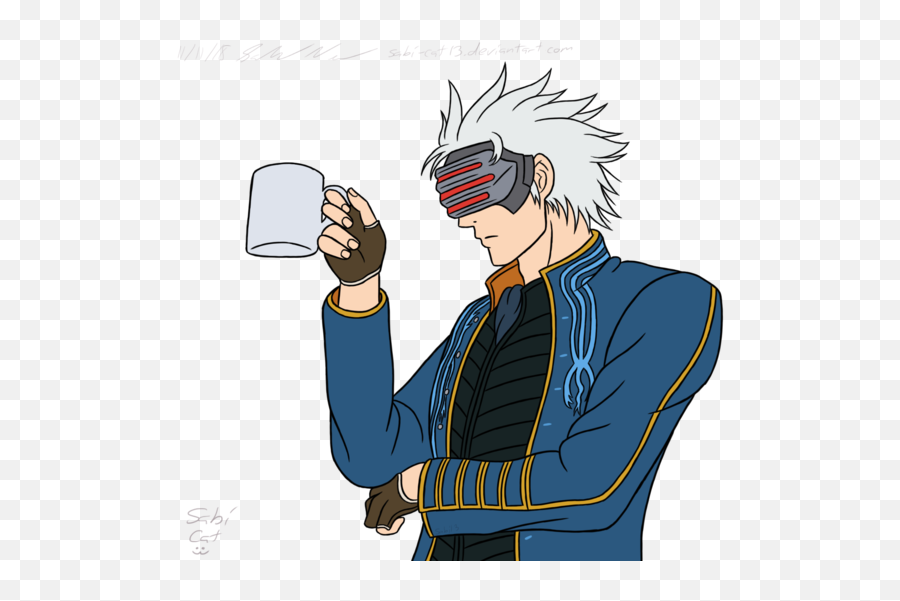 Demon Prosecutor Vergil Devil May Cry Know Your Meme - Vergil Devil May Cry Cartoon Png,Devil May Cry Png