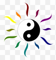 Ying Yang Clip Art Png Free Image - Graphic Design