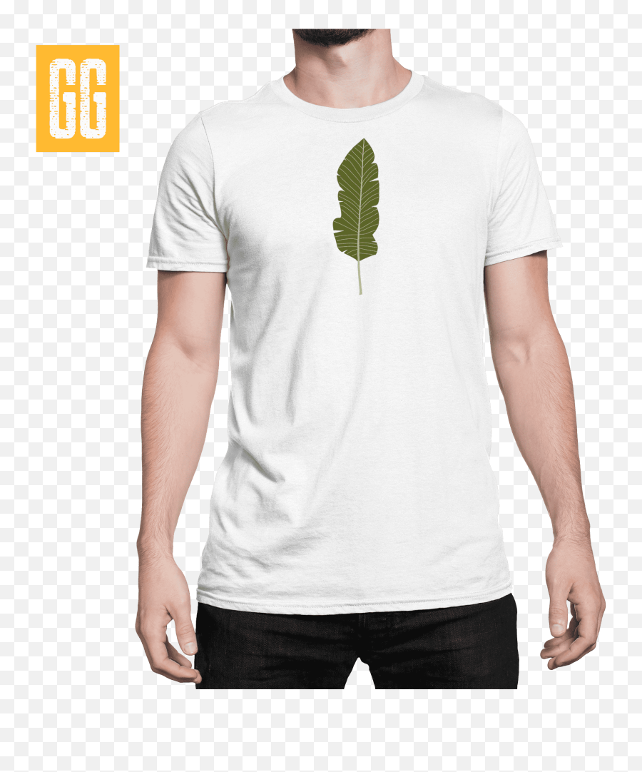 Gg Clothing Single Plant Leaf Green Tshirt Cotton Tee Printed Shirt T - Shirt Tee Graphic Tshirt For Men For Women Tshirts On Sale Coach T Shirts Mens Png,Green Tshirt Png