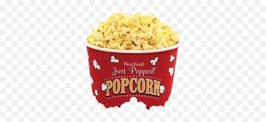 Popcorn Sticker - Transparent Bucket Of Popcorn Png,Popcorn Transparent Background