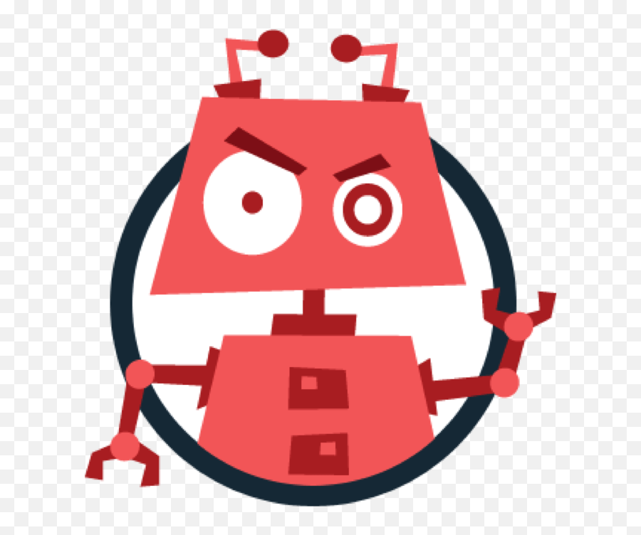 Bot Red Circled Clipart Transparent Png - Stickpng Kiddle Search,Robot Clipart Png