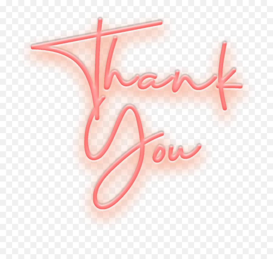 Neon Thankyou Sticker By Reignofrubies - Language Png,Thank You Transparent  Background - free transparent png images 