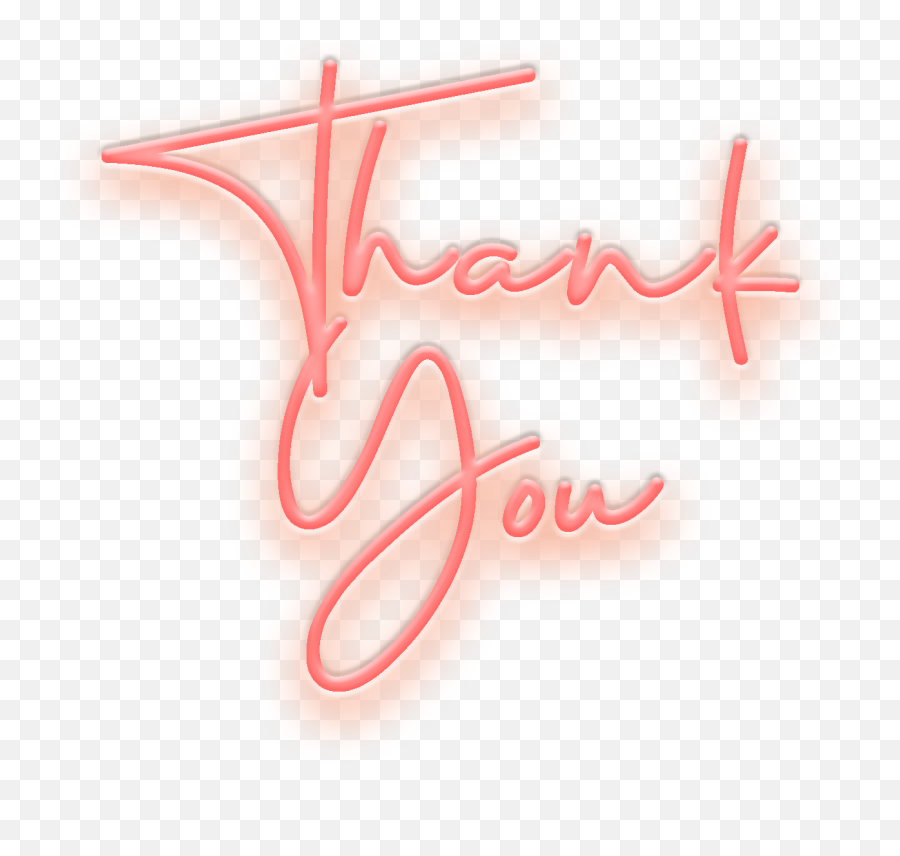 Neon Thankyou Sticker By Reignofrubies Language Png Thank You Transparent Background Free Transparent Png Images Pngaaa Com