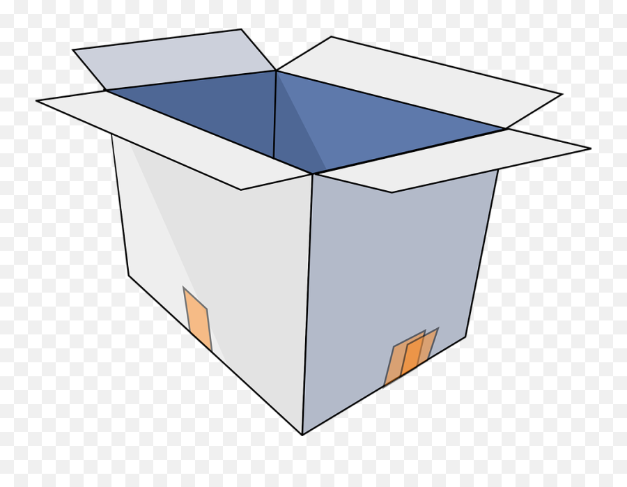 Cardboard Box Open - Cardboard Box Vector Art Png,Open Box Png