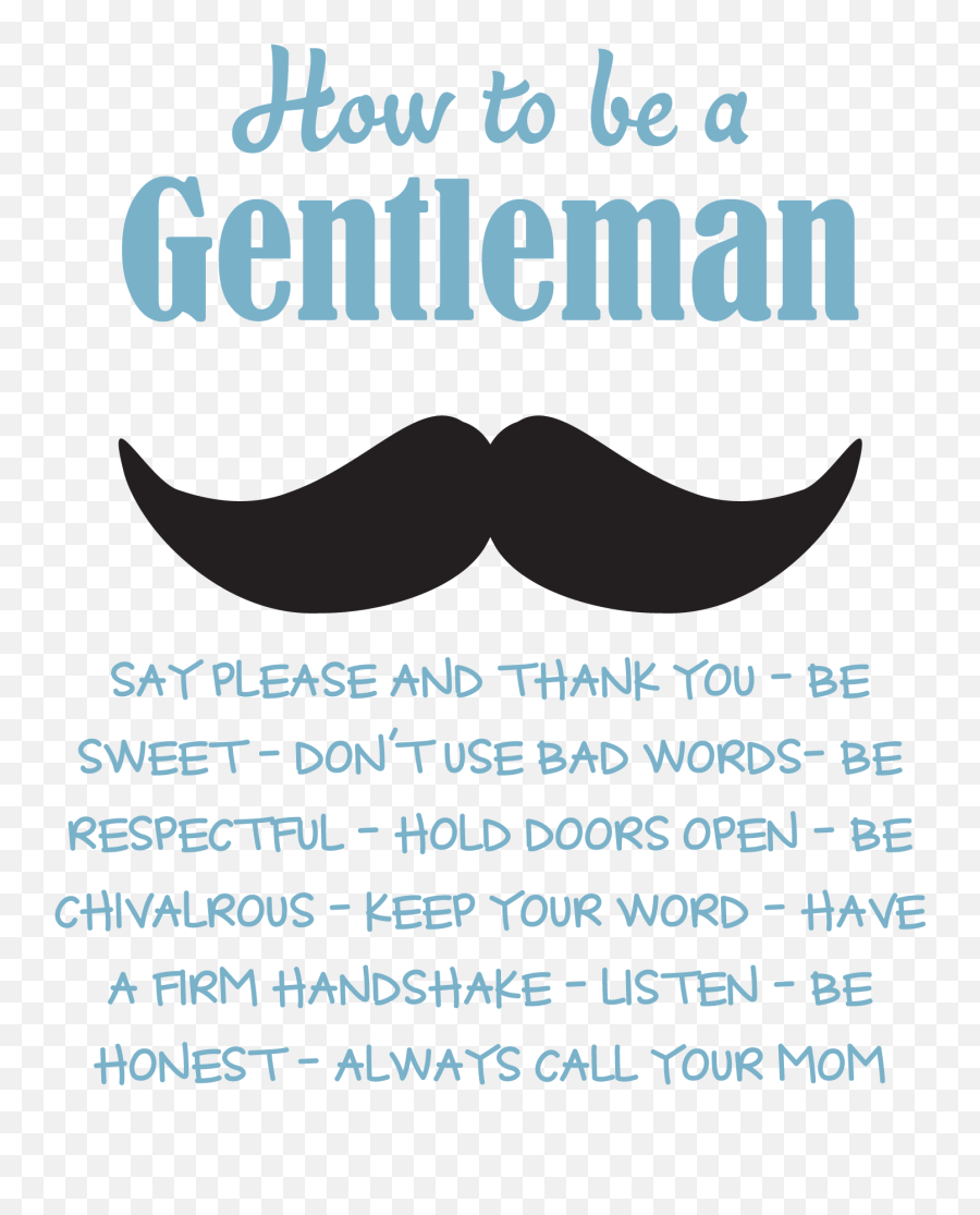 How To Be A Gentleman Rules Wall Quotes Decal Wallquotescom - Flechazo Madhapur Png,Gentleman Png