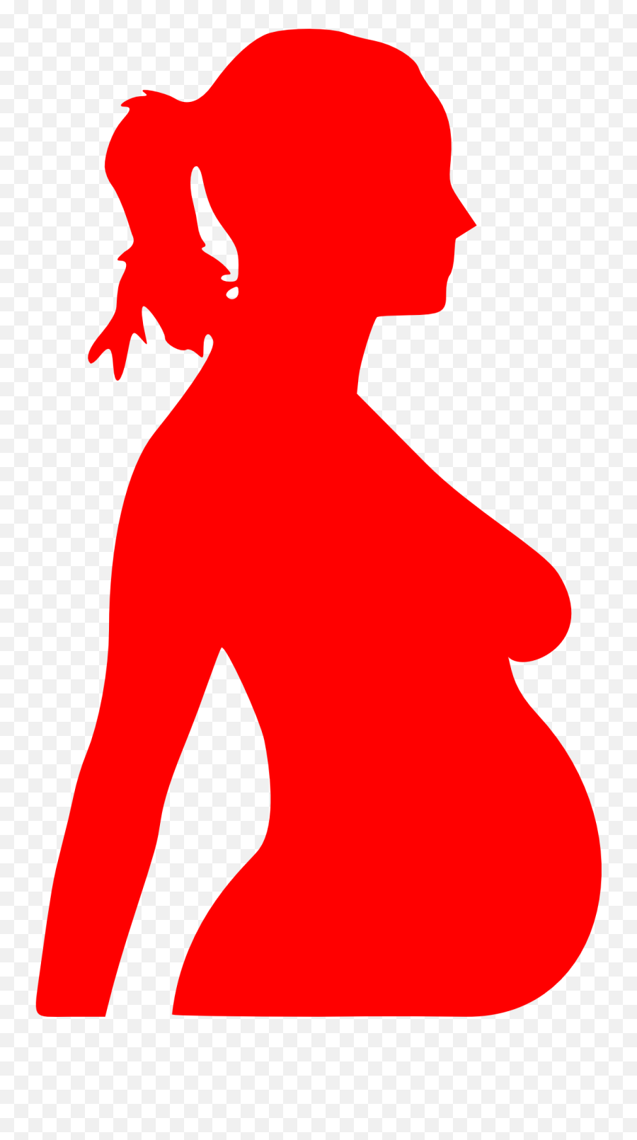 Pregnant Womanu0027s Silhouette - Pregnant Clip Art Png,Pregnant Woman Png