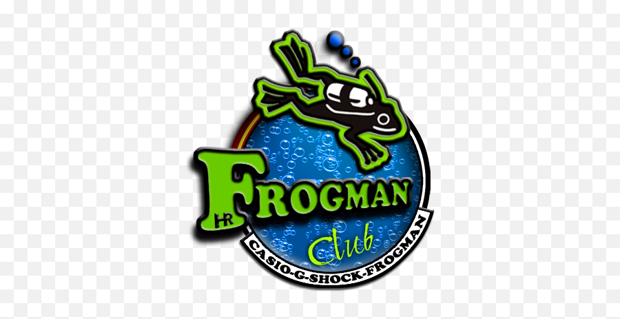 The Frogman Club Born In Spain - Bubbles In Water Png,Casio Logos