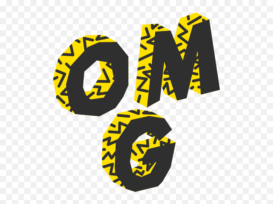 Omg Text Graphic - Vertical Png,Omg Transparent