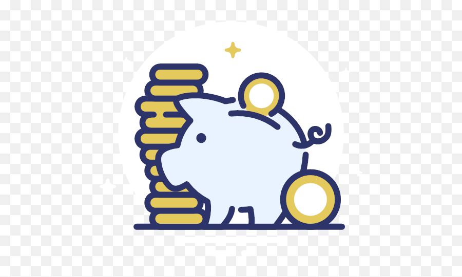 Finance Icicle Piggy Bank Icon Png