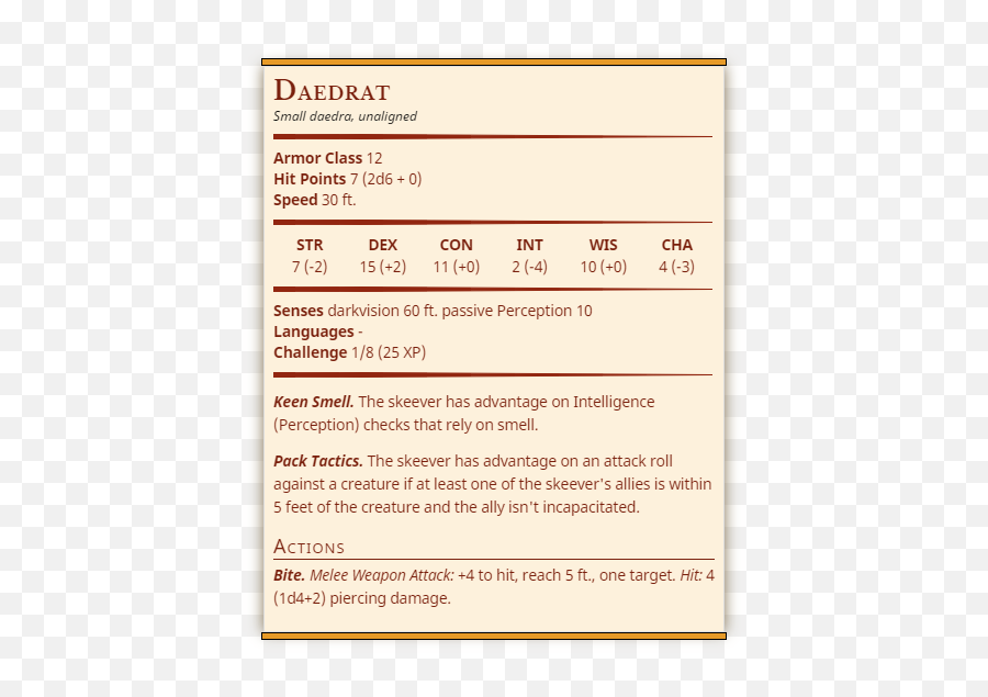 Beastiary 001 - Furby Dnd Stat Block Png,Mage Class Icon