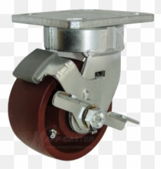 Steel Swivel Caster 4x2 - Plumbing Valve png