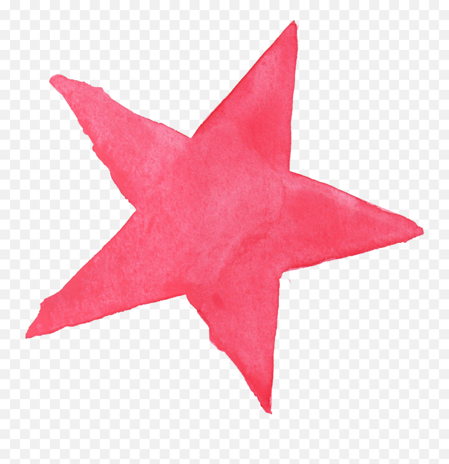 Download Pink Stars Png - Watercolor Star Png Png Image With Pink Watercolor Star,Stars Png