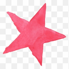 Download Pink Stars Png - Watercolor PNG Image with