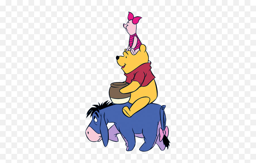Download Hd Winnie The Pooh Clipart Eeyore - Winnie The Pooh Winnie The Pooh And Eeyore Png,Eeyore Transparent