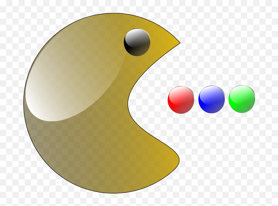 Pac Man Svg Vector Clip Art - Pelangi Fc Png,Pacman Icon Google Maps