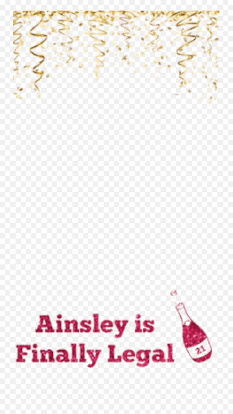 21st Snapchat Geofilter Filters Special Events - High Heels Png,Snapchat Geofilters Png