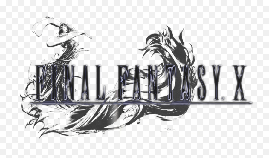 Rotate U0026 Resize Tool Final Fantasy X Logo Png - Final Fantasy 10 Black And White,Fantasy Logo Images