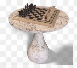 Chess Set - Black And White Linoleum Png,Chess Pieces Png