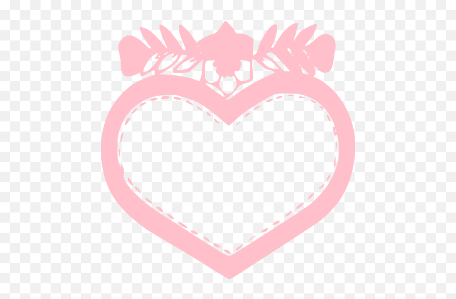 Pink Heart 13 Icon - Free Pink Heart Icons Girly Png,Pink Heart Icon Png