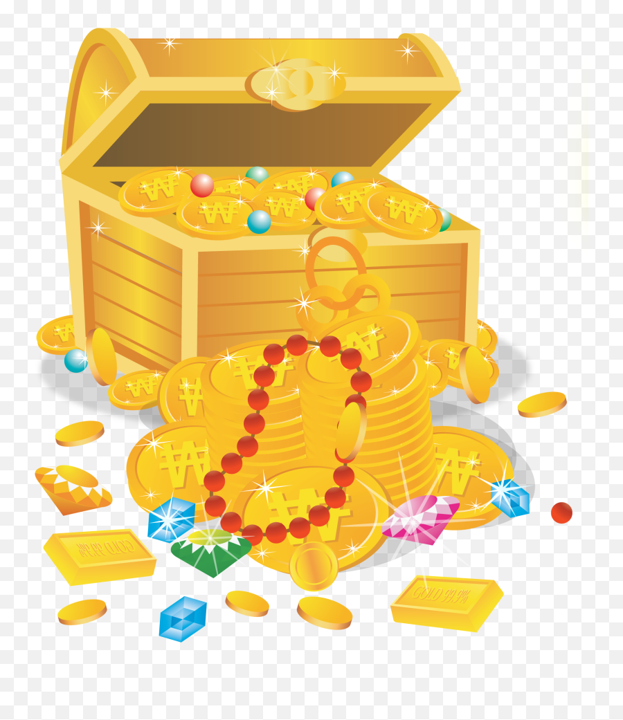 Gold Png Images Free Download - Treasure Cartoon Png,Gold Nugget Icon