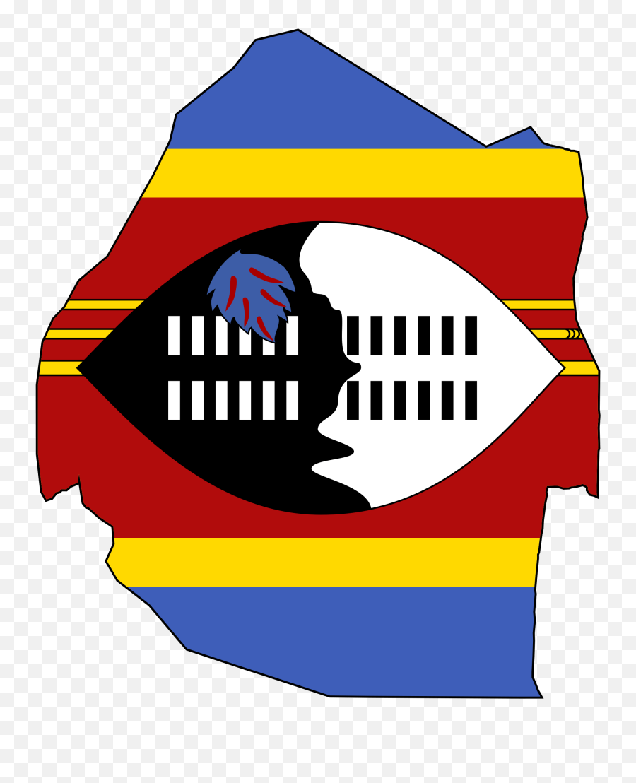 Swaziland Flag Map African Countries - Complicated Flags Png,Guatemala Flag Png