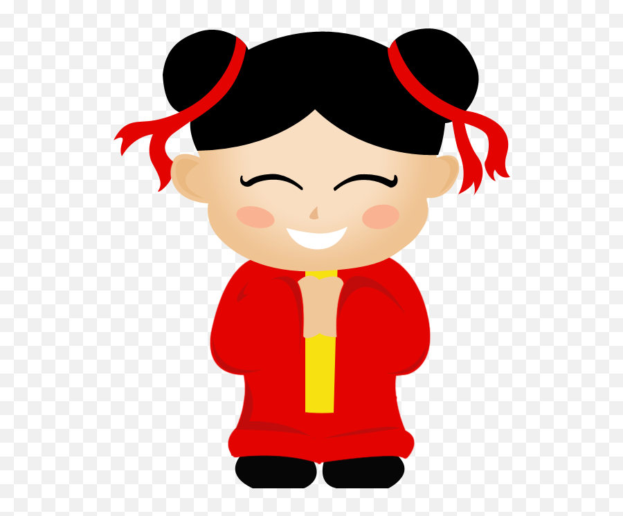 Chinese Girl Clipart Png Image - Chinese Girl Clipart,Girl Clipart Transparent Background