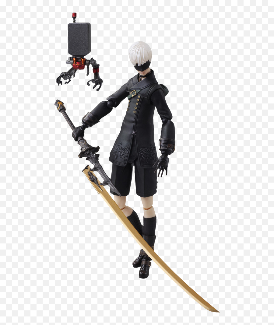 Nier Automata 9s Yorha No 9 Type S Bring Arts 6u201d Action - Nier Automata Cruel Blood Oath Png,Nier Automata Logo Png