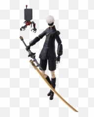 Nier Automata 9s Yorha No 9 Type S Bring Arts 6u201d Action - Nier Automata Cruel Blood Oath Png,Nier Automata Logo Png