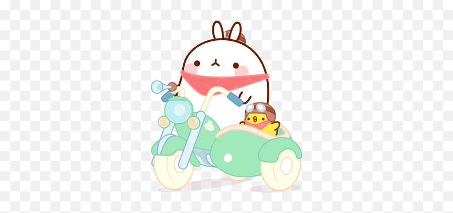 Molang And Piu Sitting - Riends Molang Piu Piu Png,Molang Png