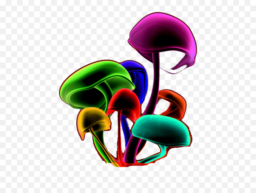 Magic Mushrooms Psd Official Psds - Trippy Mushroom Transparent Background Png,Psychedelic Png