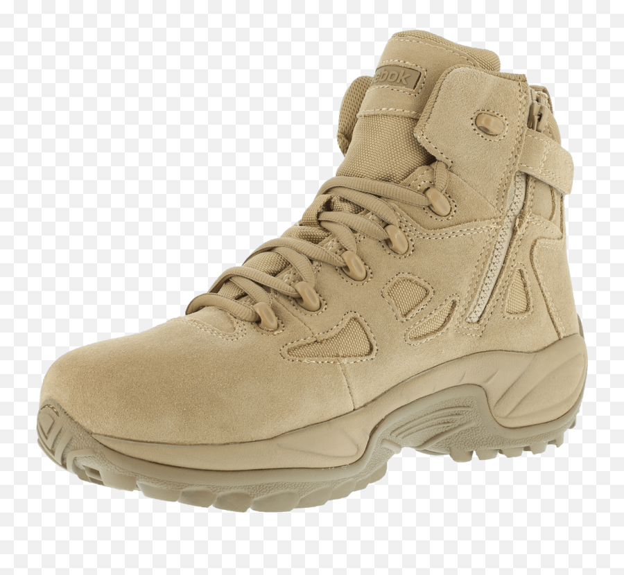 Reebok Menu0027s Stealth 6u201d Side - Zip Composite Toe Desert Tan Boot Png,White Mountain Icon Wedge Booties