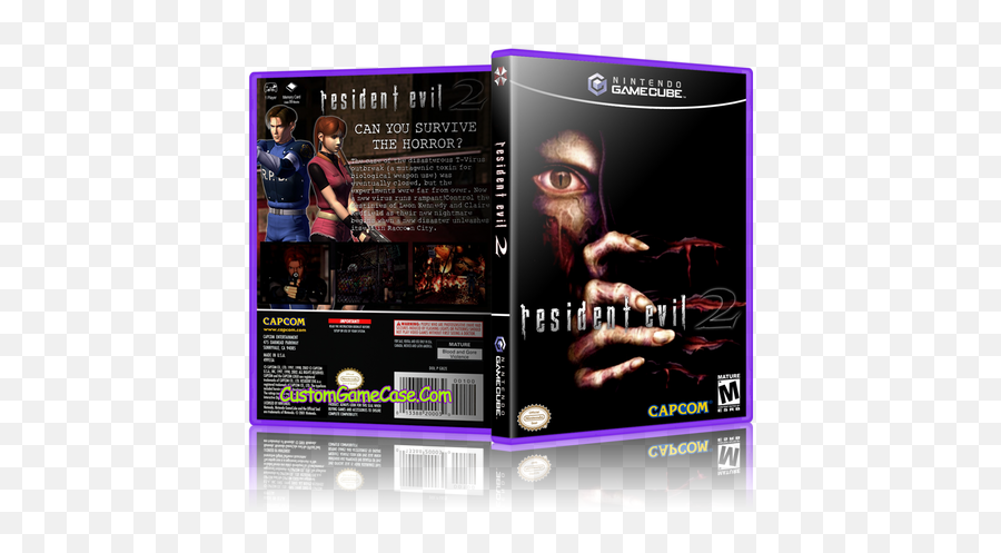 Resident Evil Zero - Nintendo Gamecube Gc Empty Custom Language Png,Resident Evil 2 Icon
