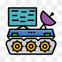 Download Space Rover Vector Icon Inventicons - Horizontal png