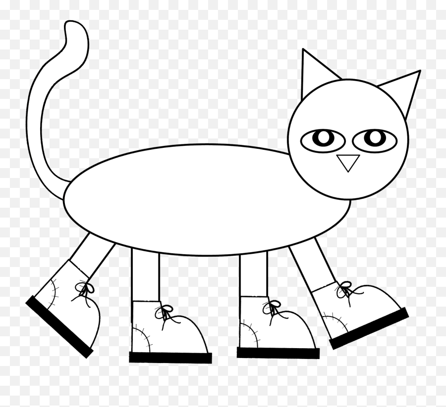Pin - Cat Cut Out Template Png,Pete The Cat Png