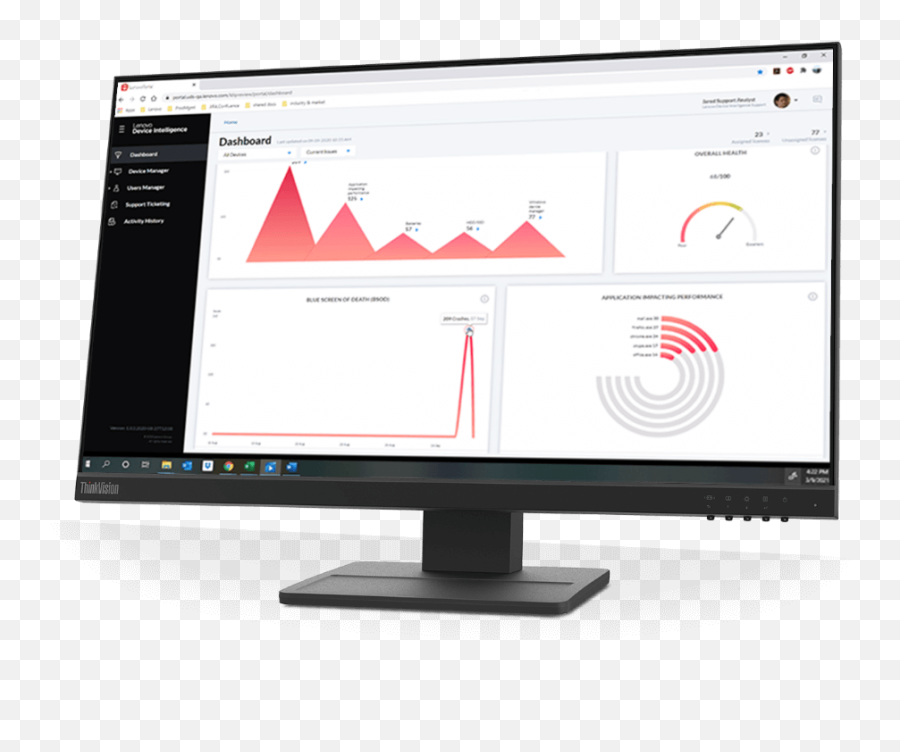 Lenovo Device Intelligence Us - Office Equipment Png,Hp Digital Imaging Monitor Icon