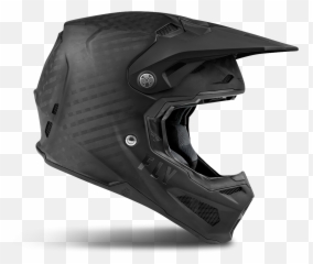Black Carbon Fiber Helmet - Fly Racing Formula Carbon Solid png