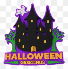 Premium Halloween Stickers 3d Illustration Pack From - Language png