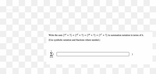 Answered Write The Sum 74 75 76u2026 Bartleby - Dot png