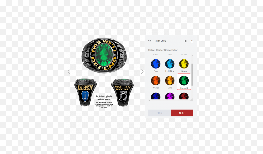 Build Your Own Custom Military Ring - Signature Champions Png,Champion Icon Code