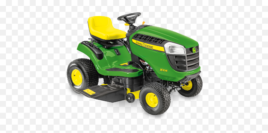 John Deere X106 Ride - Lawn Mower John Deere Png,John Deere Tractor Png