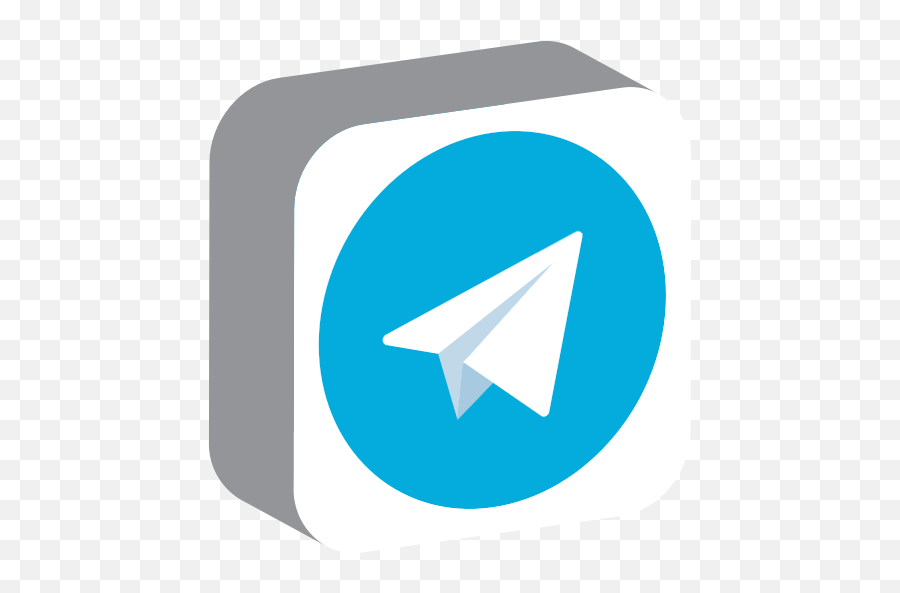 Media Network Social Telegram Icon - Telegram Icon Png 3d,Telegram Icon Png