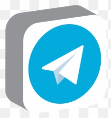 Media Network Social Telegram Icon - Png 3d