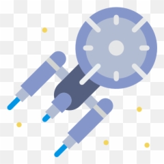 Spaceship - Free transport icons Enterprise Star Trek Icon png